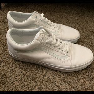 Brand New White Low Top Old Skool Vans